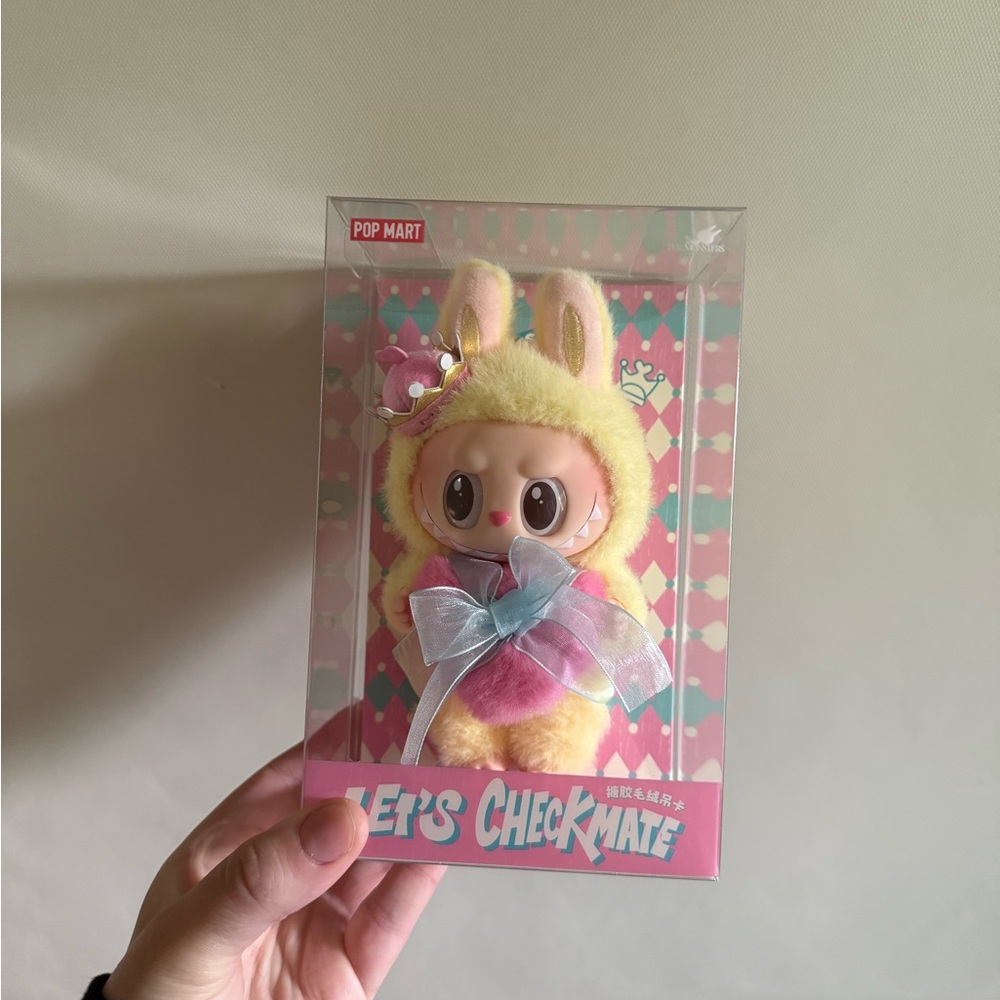 THE MONSTERS Let's Checkmate Series-Vinyl Plush Hanging Card Labubu Pop Mart
